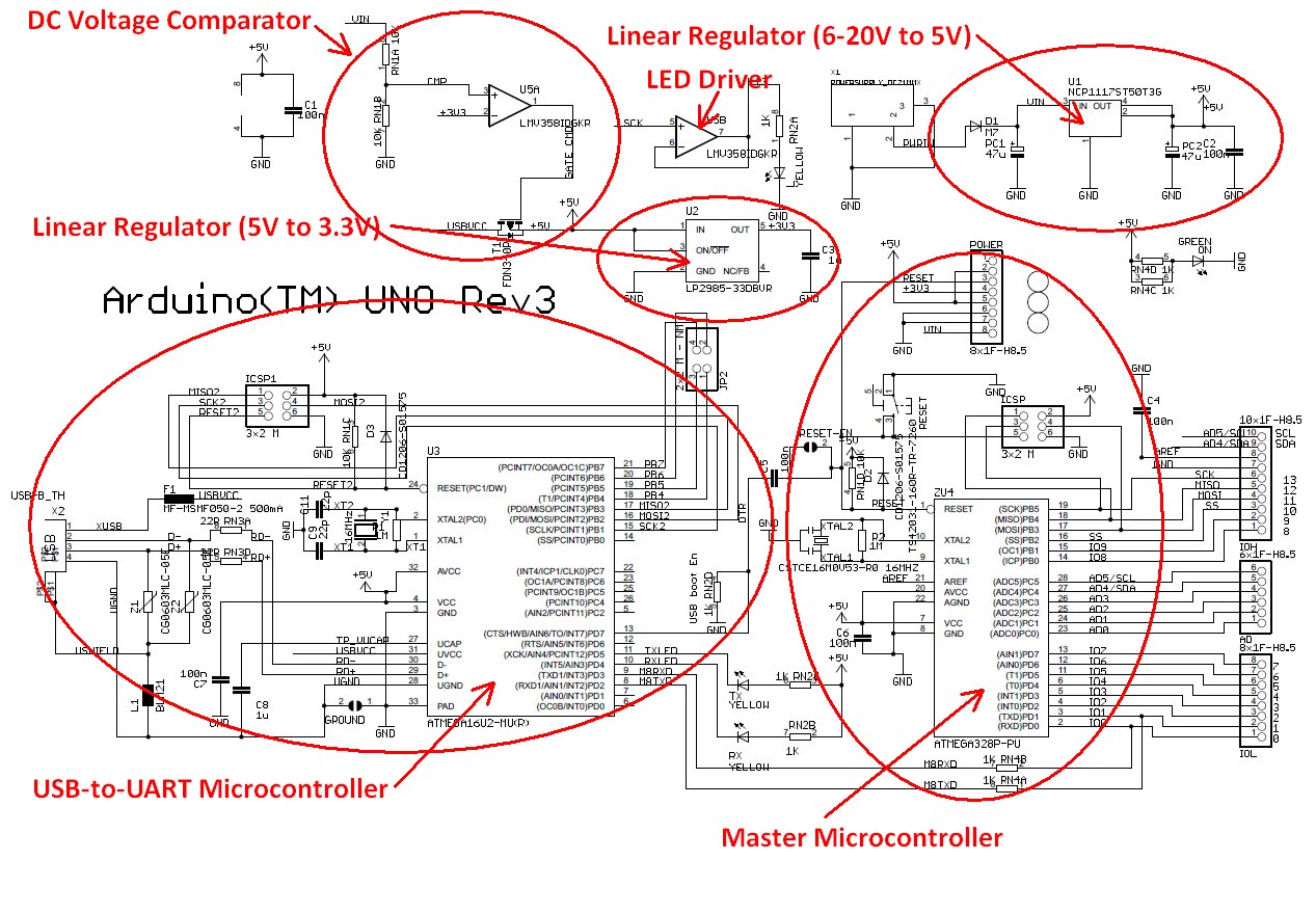 schematic diagram of arduino uno