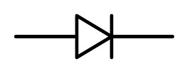 Symbol for a diode