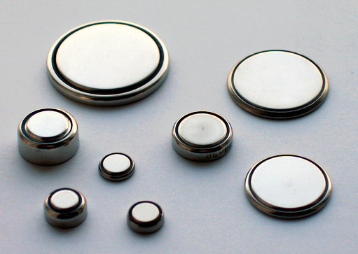 Disposable lithium-metal coin cell batteries come in various sizes.