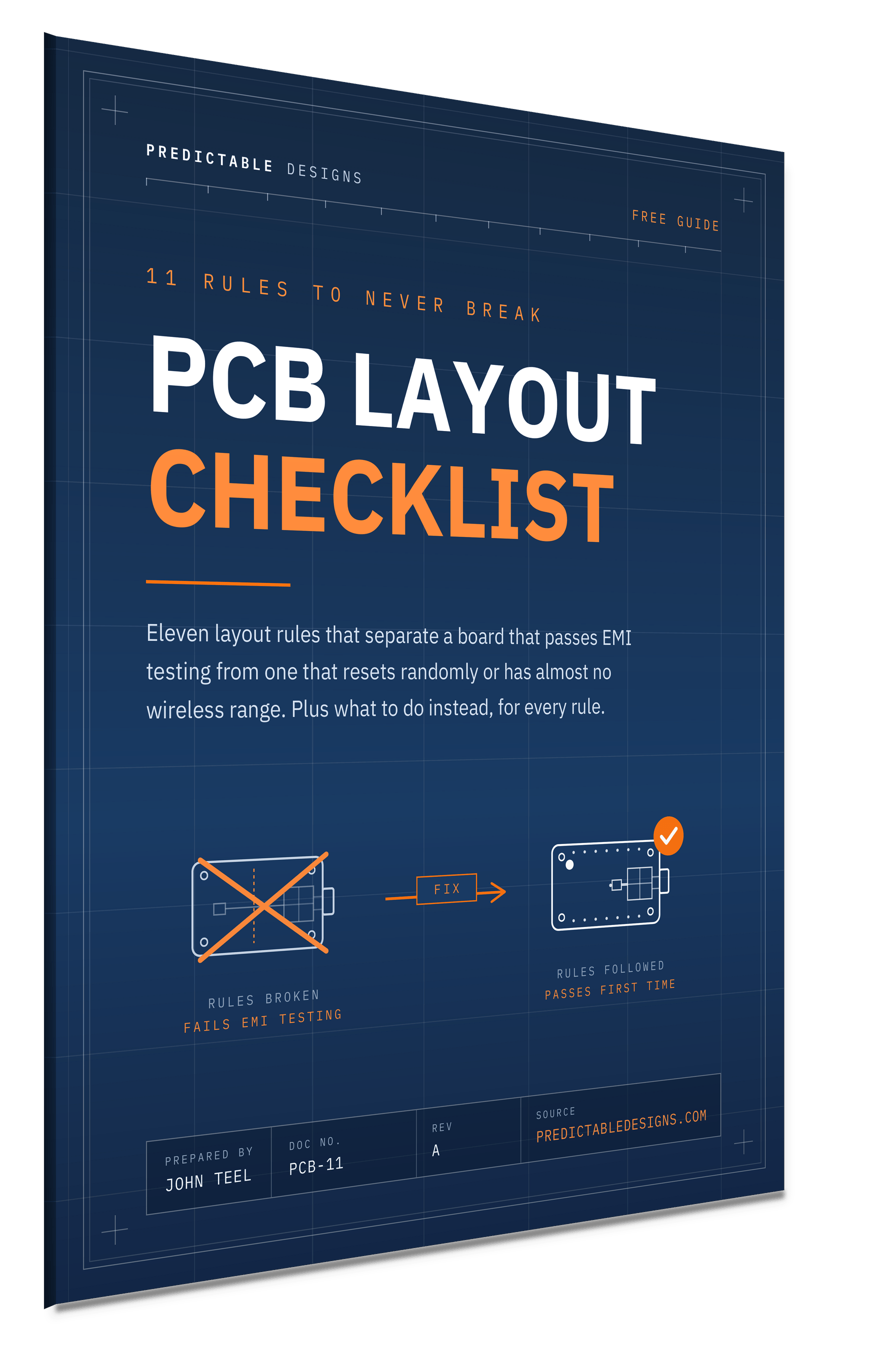 PCB Layout Rules Checklist PDF