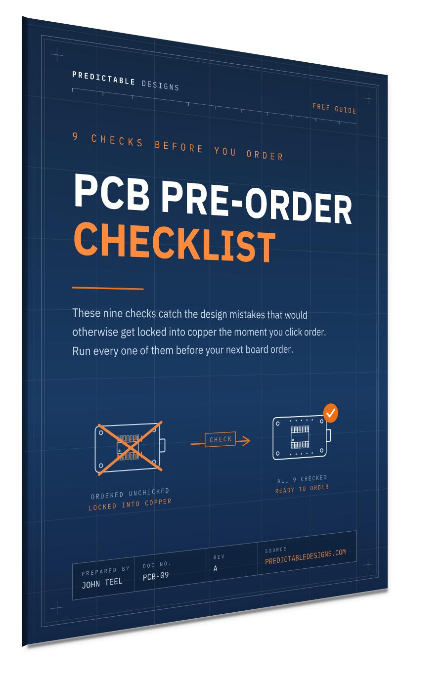 PCB Pre-Order Checklist PDF