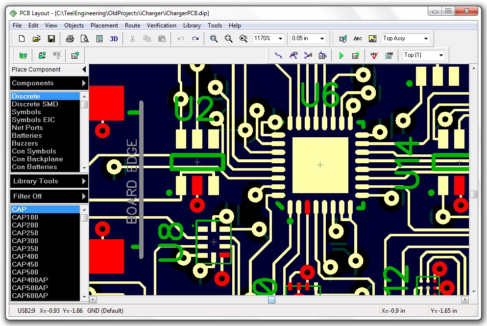 diptrace pattern editor import dxf