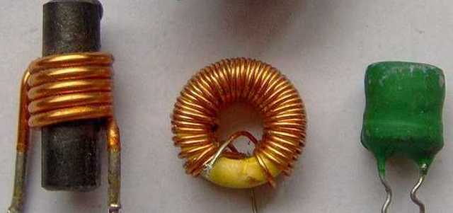 Examples of various larger inductors
