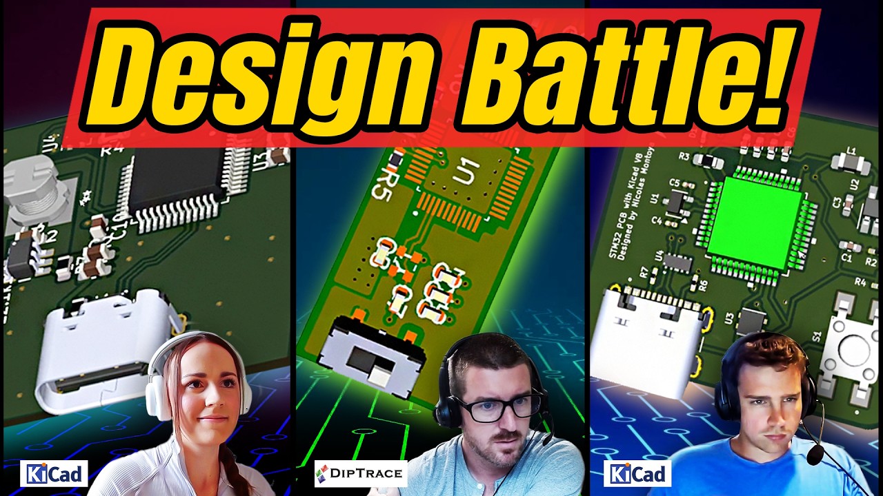 3 engineers race to design an STM32 PCB in 2 hours | Design Battle