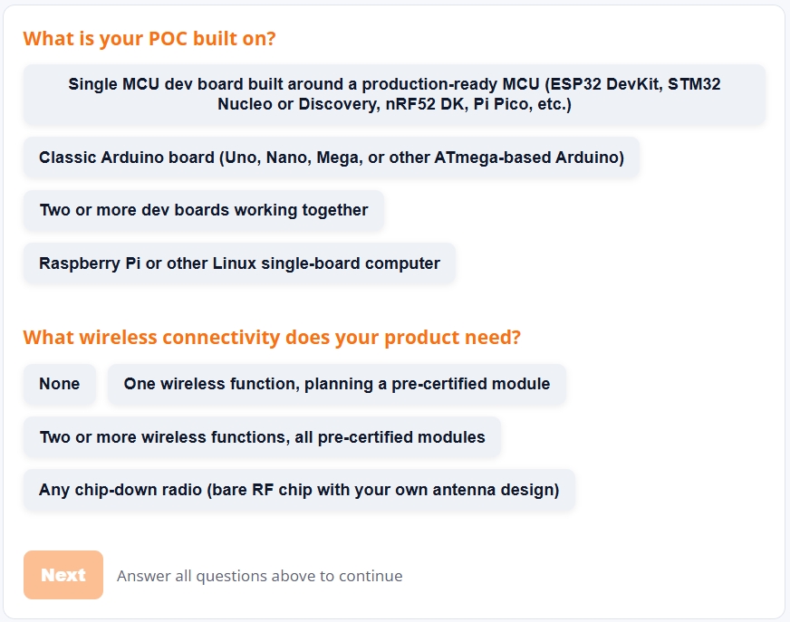 POC Complexity Rating Tool